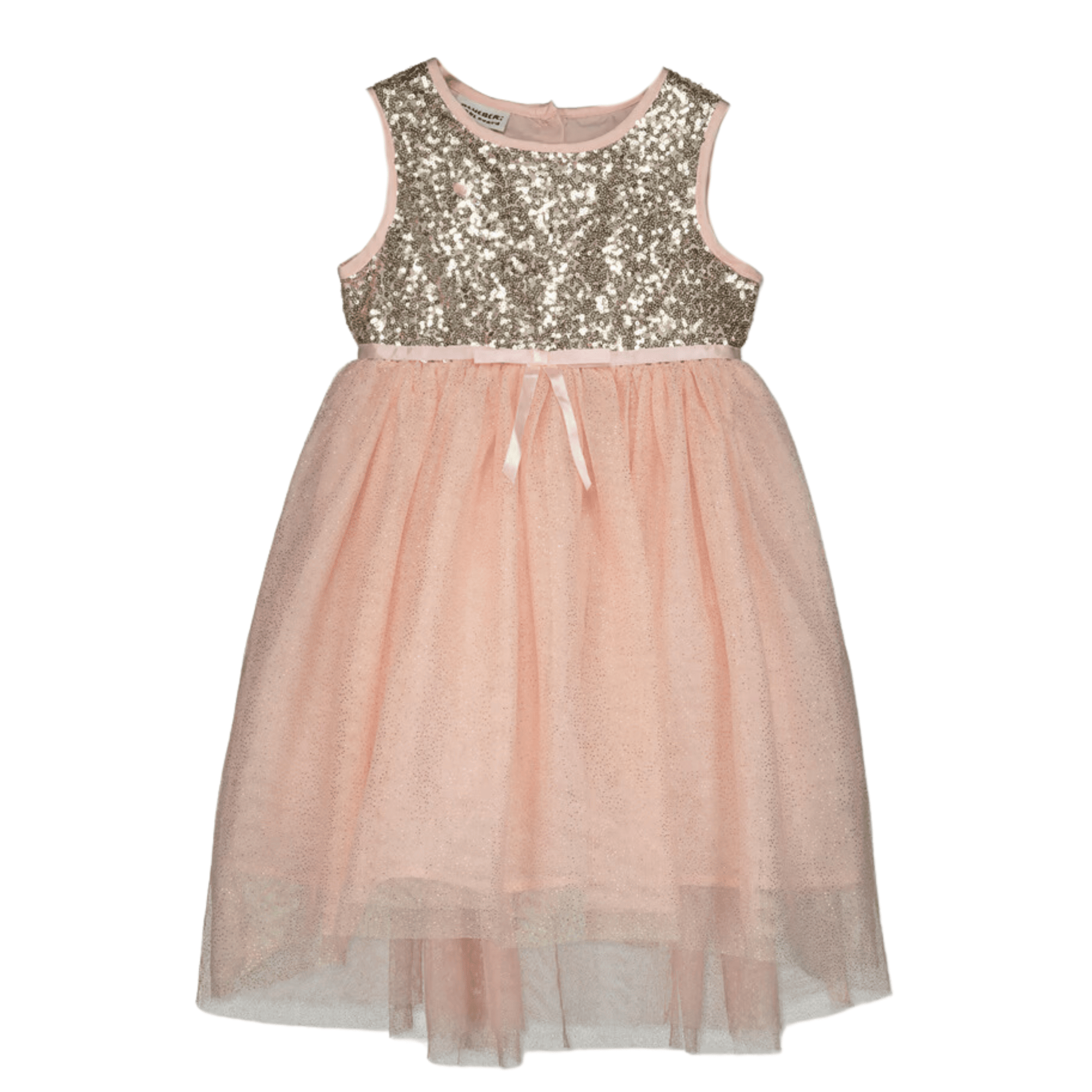 BLUEBERI BOULEVARD Girls Dress XS / Pink BLUEBERI BOULEVARD - KIDS -  Sequined Glitter Dress