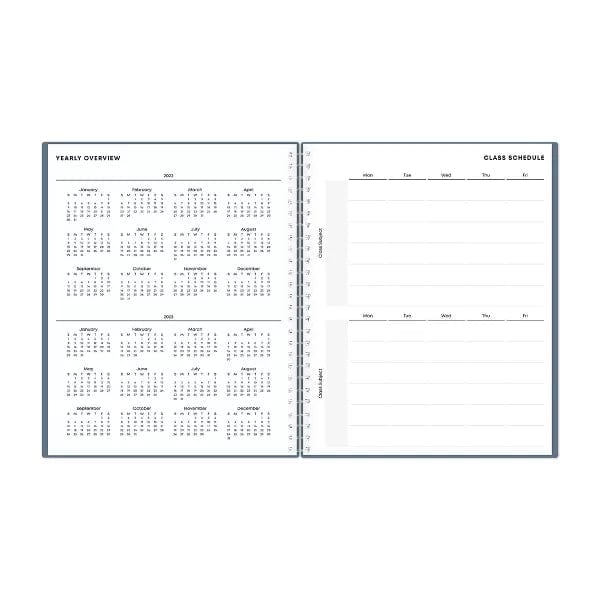 BLUESKY Stationery Blue BLUE SKY - 2022-23 Academic Planner Weekly/Monthly