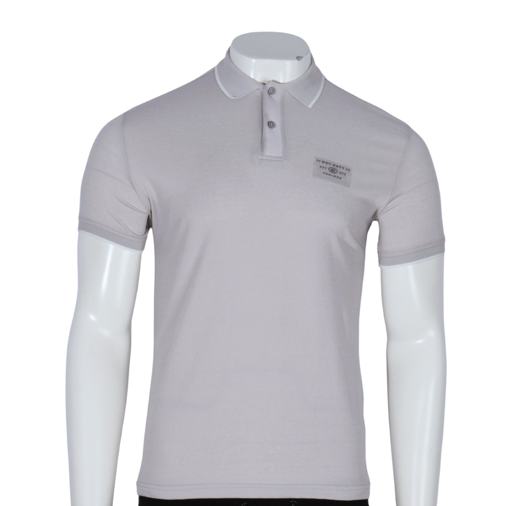 BOYCOTT Mens Tops BOYCOTT - 3D Branding On Chest Polo