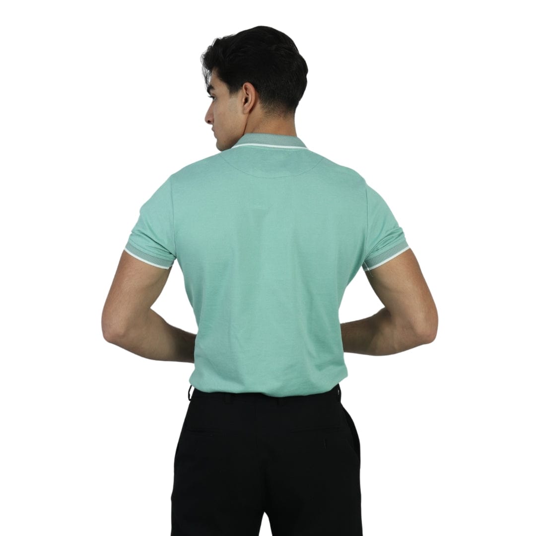 BOYCOTT Mens Tops S / Green BOYCOTT - 3D Branding On Chest Polo