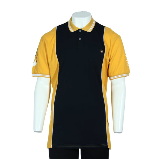 BOYCOTT Mens Tops BOYCOTT - Colorblocked Branded Polo