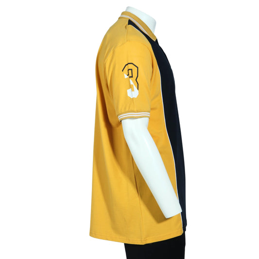 BOYCOTT Mens Tops BOYCOTT - Colorblocked Branded Polo