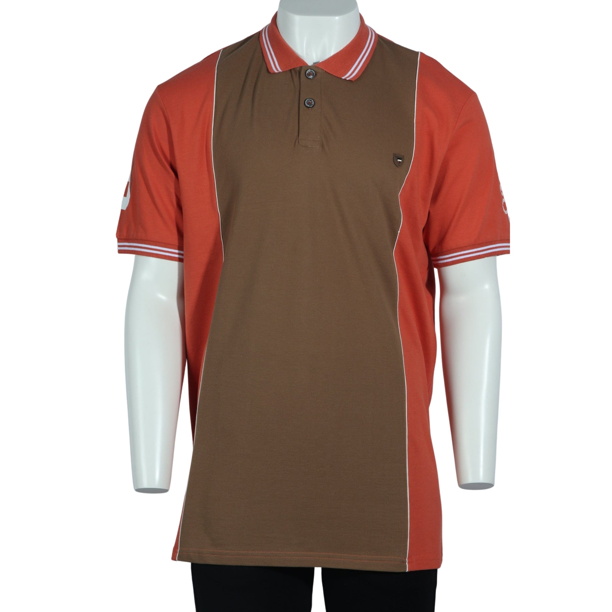 BOYCOTT Mens Tops BOYCOTT - Colorblocked Printed Polo