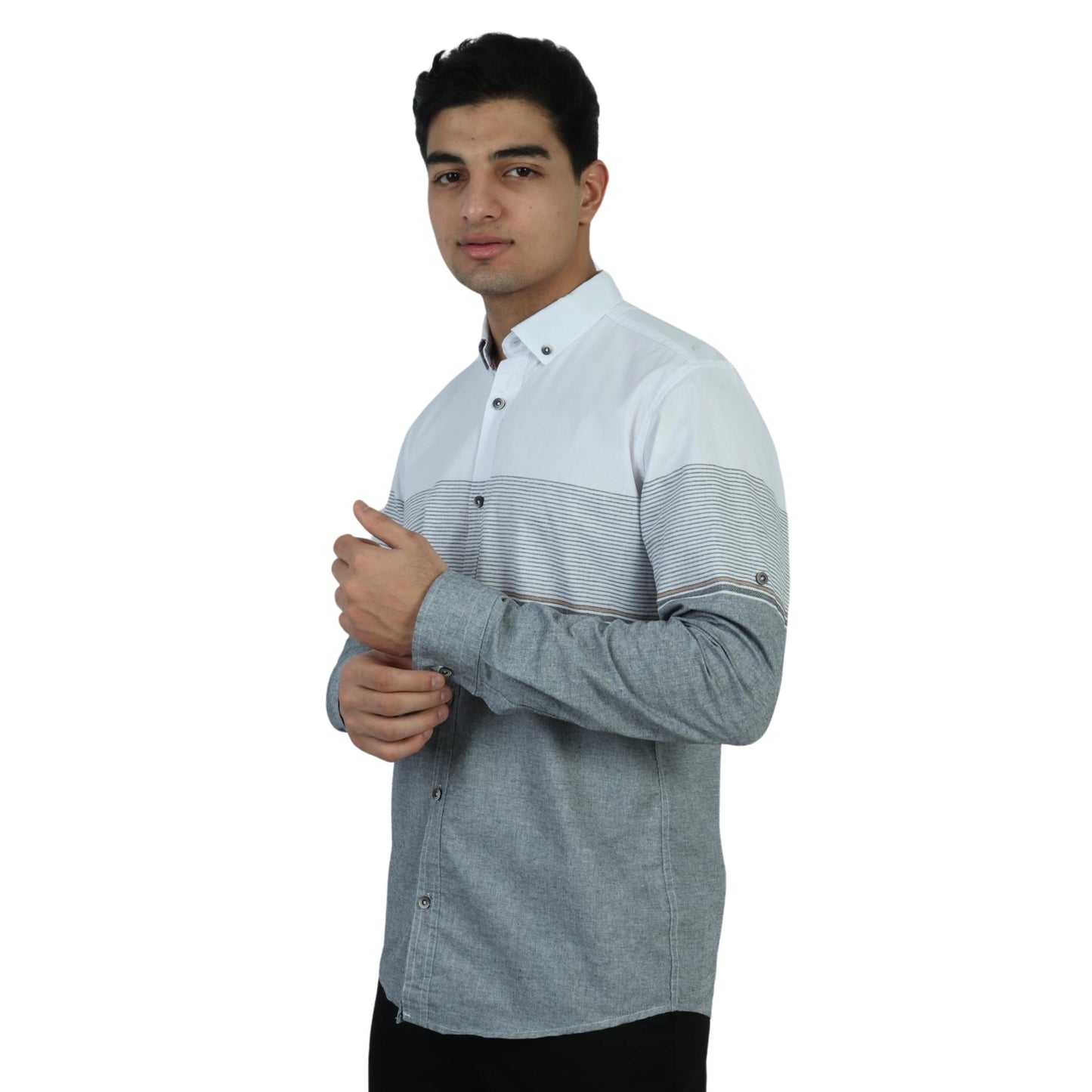 BOYCOTT Mens Tops M / Grey BOYCOTT - Long Sleeve Shirts