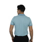 BOYCOTT Mens Tops S / Blue BOYCOTT - Metal Branding On Chest Polo