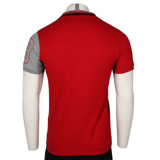BOYCOTT Mens Tops BOYCOTT - Two shoulder block color t-shirt