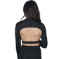 BRAMAX Womens sports BRAMAX - Seamless Yoga Top with Sexy Backless Sports Top