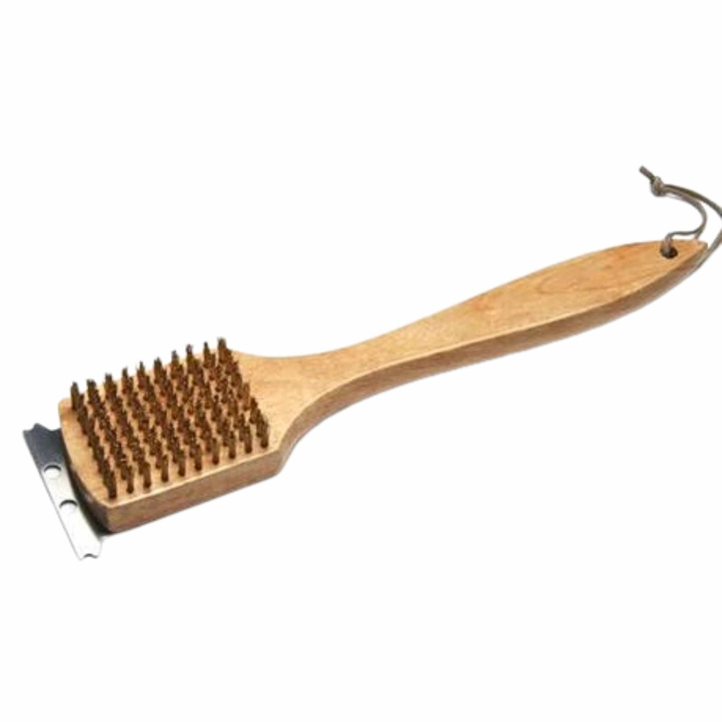 BRANDS & BEYOND Barbecue & Accessories Beige Wooden Grill Scrubber