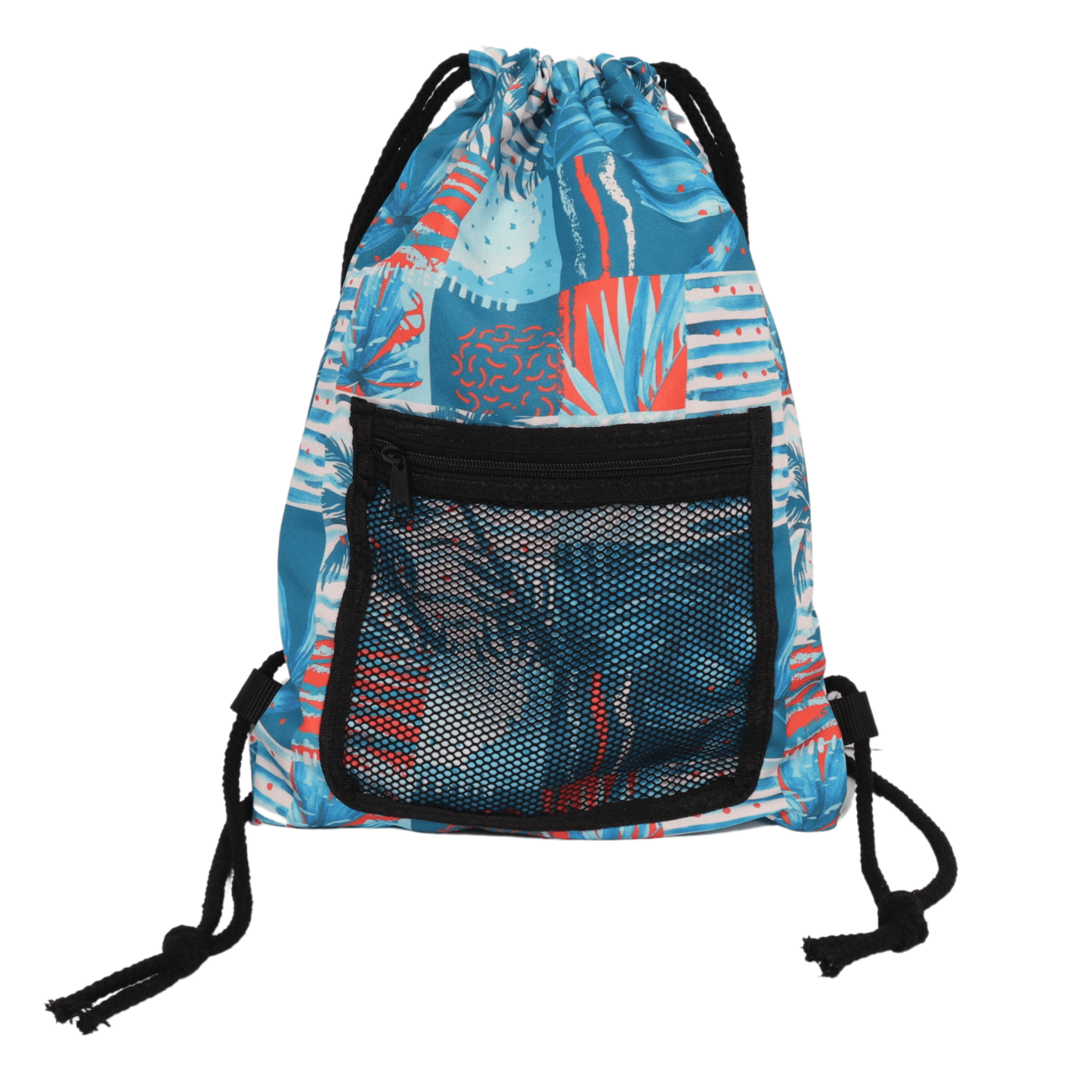 BRANDS & BEYOND Beach Bags Multi-Color Printed drawstring beach bag