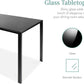 BRANDS & BEYOND Furniture Black Dining Table Set with 4 Chairs Dining Room