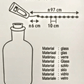 BRANDS & BEYOND Garden Accessories Glass Bottle with 10 LED lighting