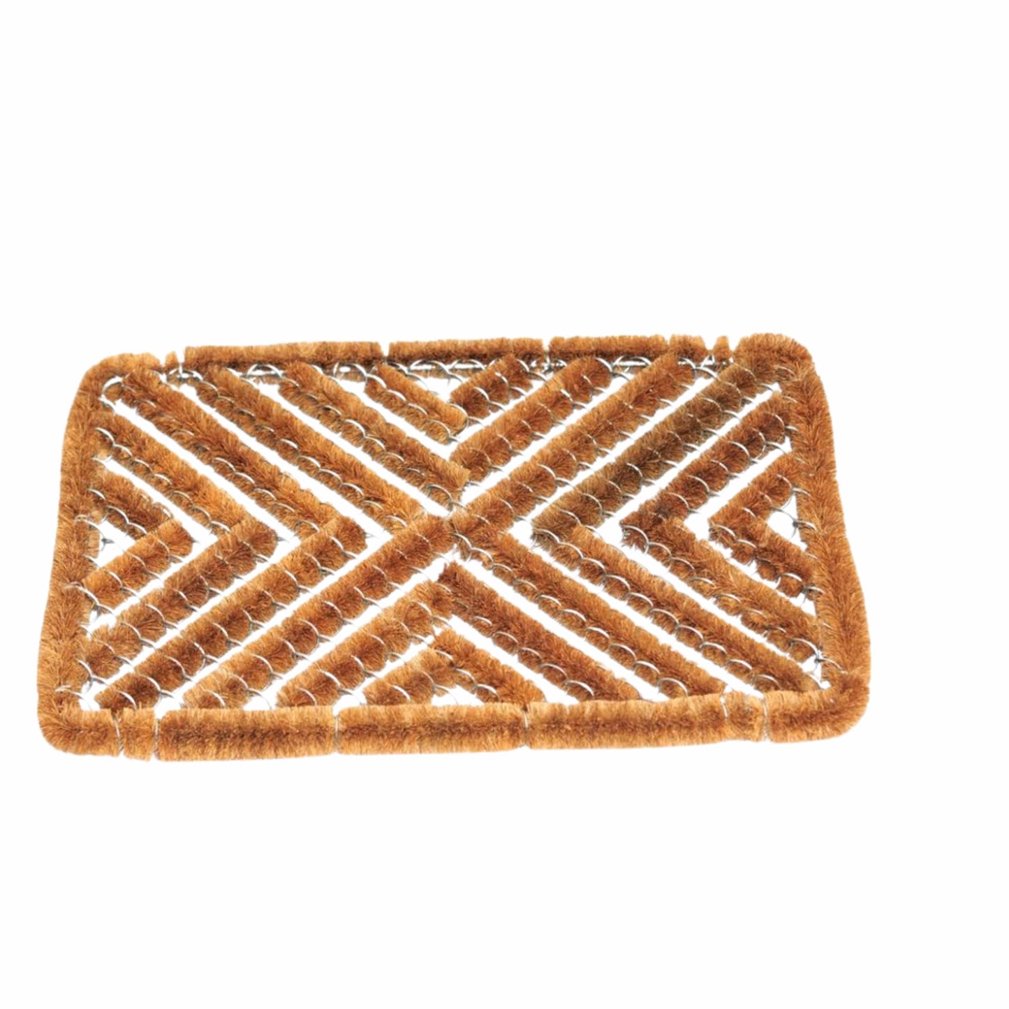 BRANDS & BEYOND Home Decoration & Accessories Brown Rectangular zig-zag doormat