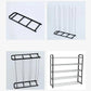 BRANDS & BEYOND Home Decoration & Accessories Blue Simple Multi Layer Quick Assembly Pp & Steel Rack Stand