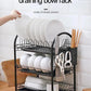 BRANDS & BEYOND Kitchenware Black Metal Dish Rack