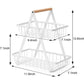 BRANDS & BEYOND Kitchenware Black Removable hanging 2 tier Metal Wire Organizer