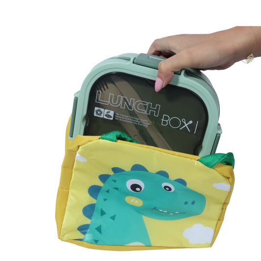 BRANDS & BEYOND Lunch Bag Multi-Color Dinosaur insulated lunch bag