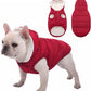 BRANDS & BEYOND Pet Accessories S / Red Fleece lined dog coat