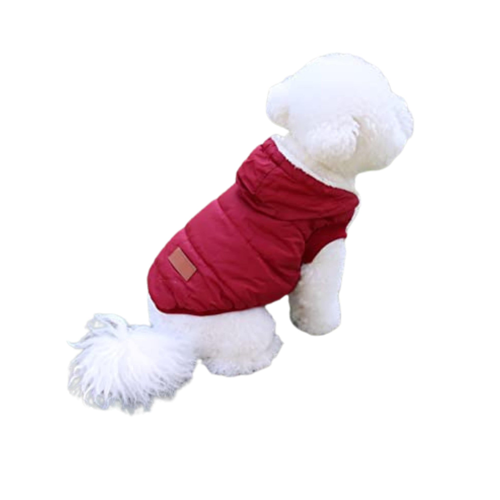 BRANDS & BEYOND Pet Accessories Red / XL Fleece Lined dog jacket