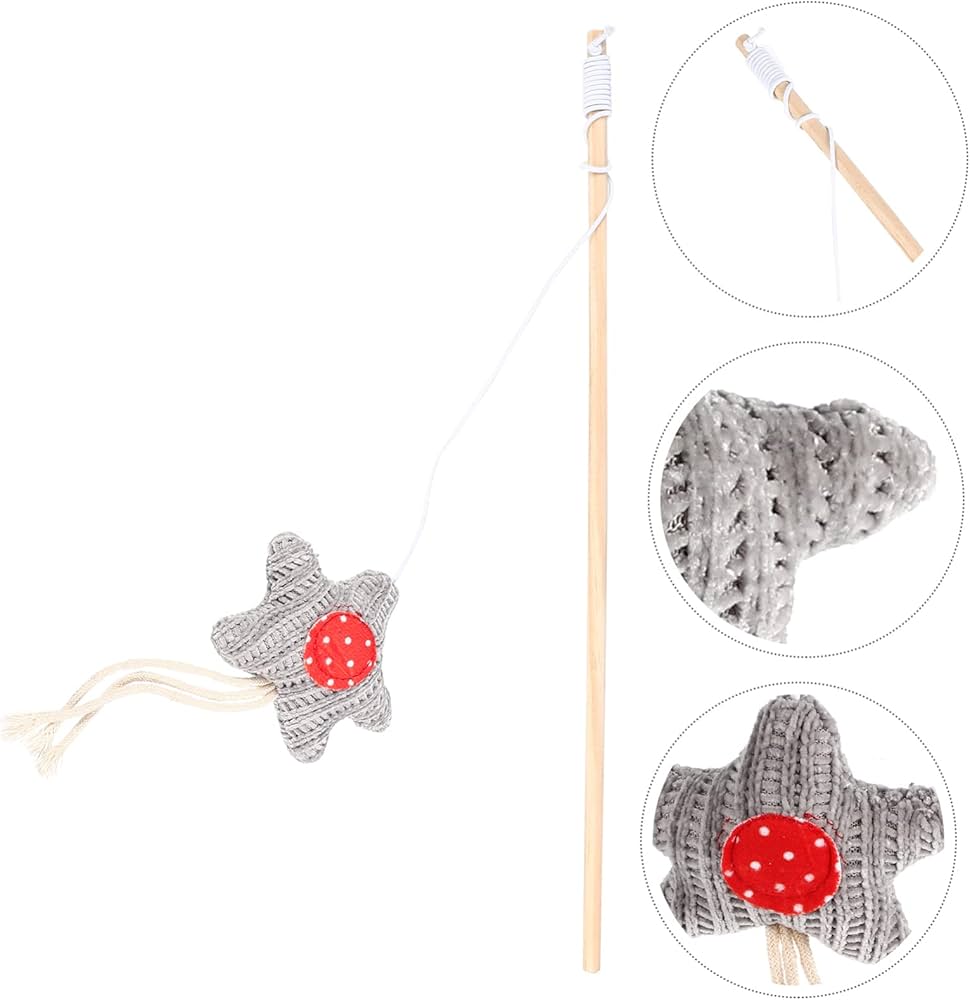 BRANDS & BEYOND Pet Accessories Grey Star shaped woven toy
