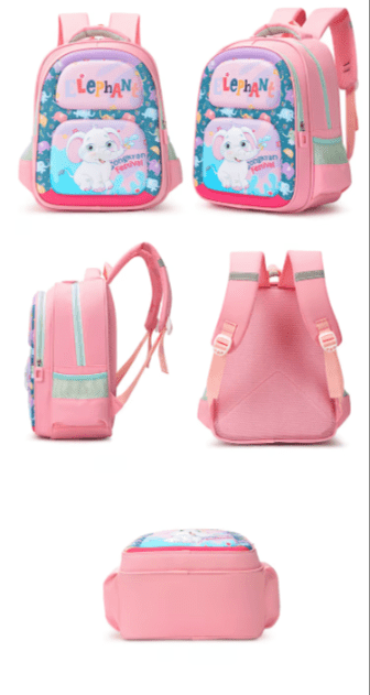 BRANDS & BEYOND School Bags Multi-Color 3D Cartoon Animal Kids Backpack