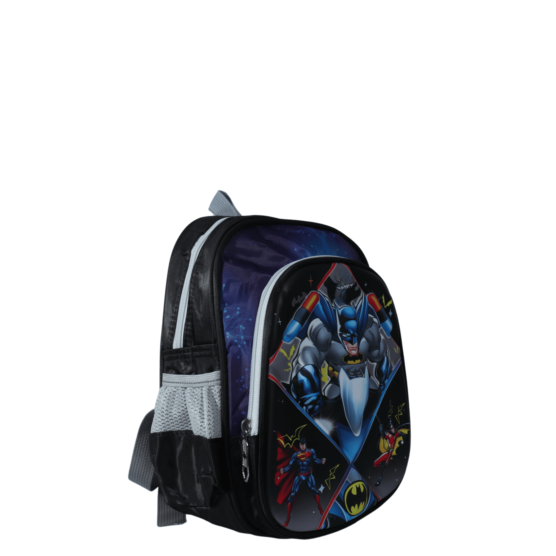 BRANDS & BEYOND School Bags Black 3D IMAGE Batman and robin school back pack