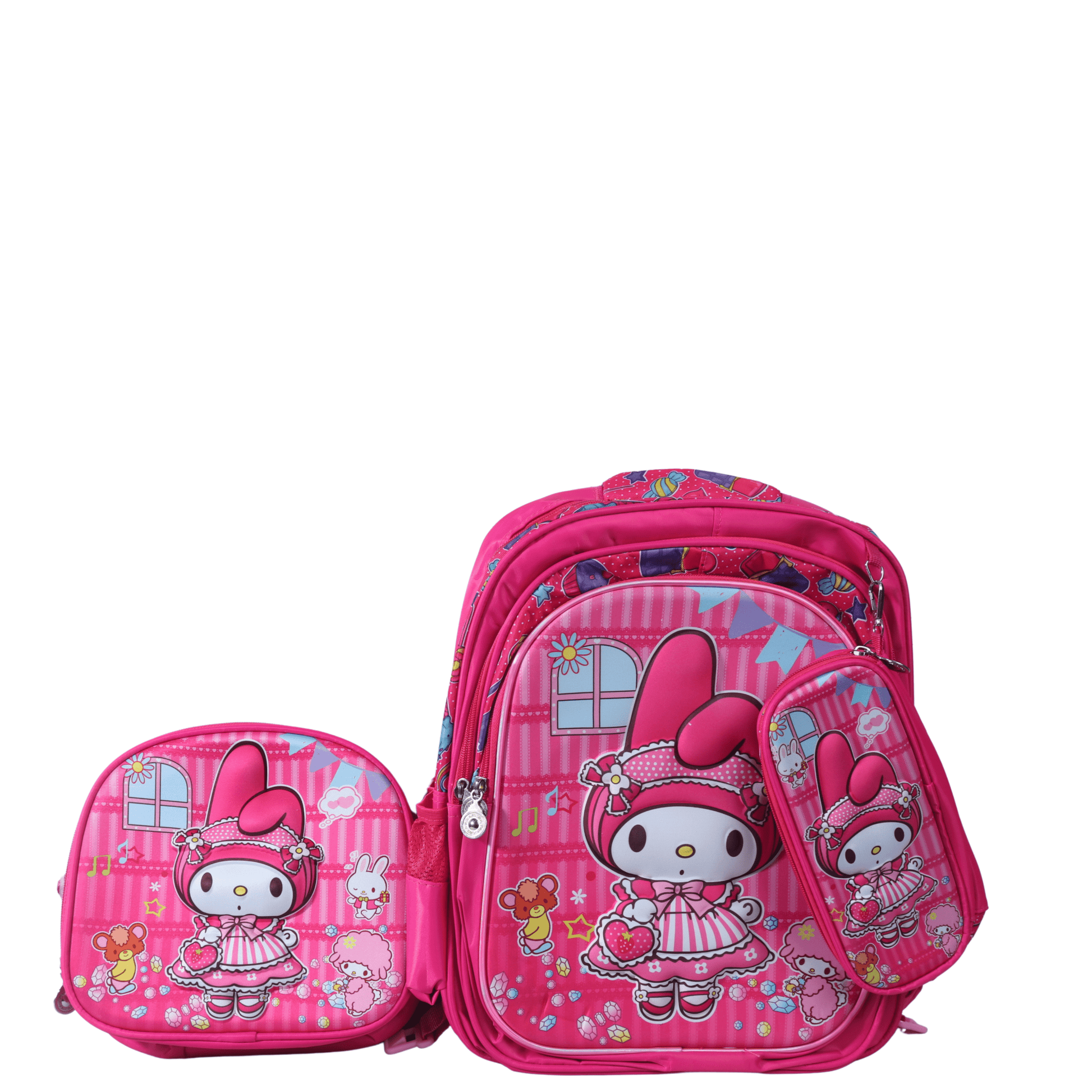 BRANDS & BEYOND School Bags Pink Cute bunny kids bag school bacakpack