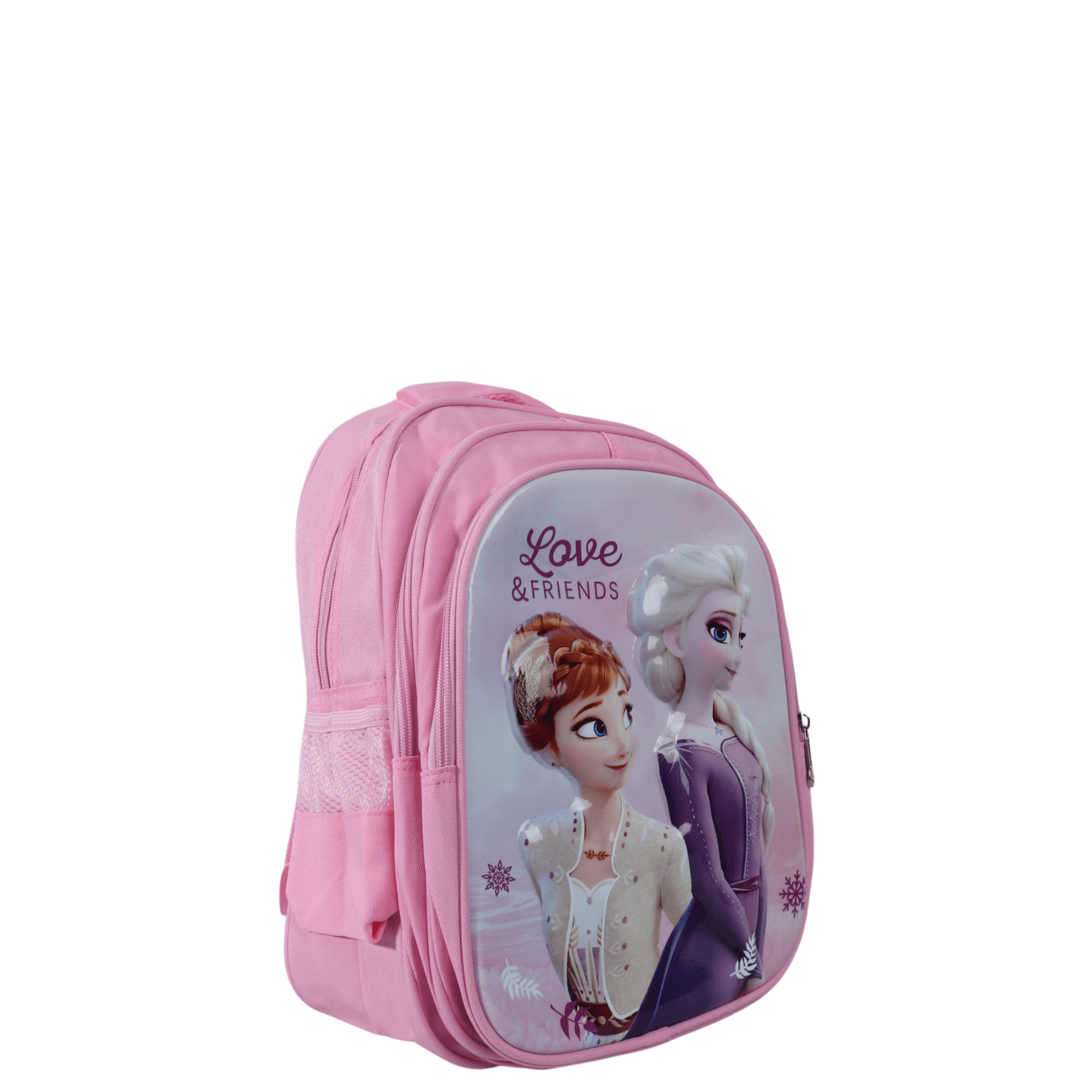 BRANDS & BEYOND School Bags Pink Elsa and anna friends school backpack