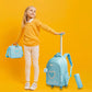 BRANDS & BEYOND School Bags Blue Rolling Bag With Weels
