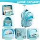 BRANDS & BEYOND School Bags Blue Rolling Bag With Weels