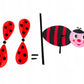 BRANDS & BEYOND Toys Ladybug Pinwheel Garden Ornament