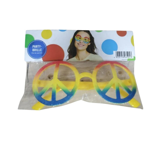BRANDS & BEYOND Toys Multi-Color Peace sign rainbow glasses
