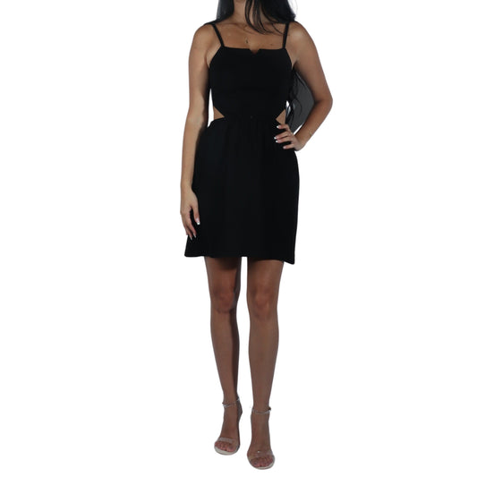 BRANDS & BEYOND Womens Dress M / Black Cut Out Mini Dress