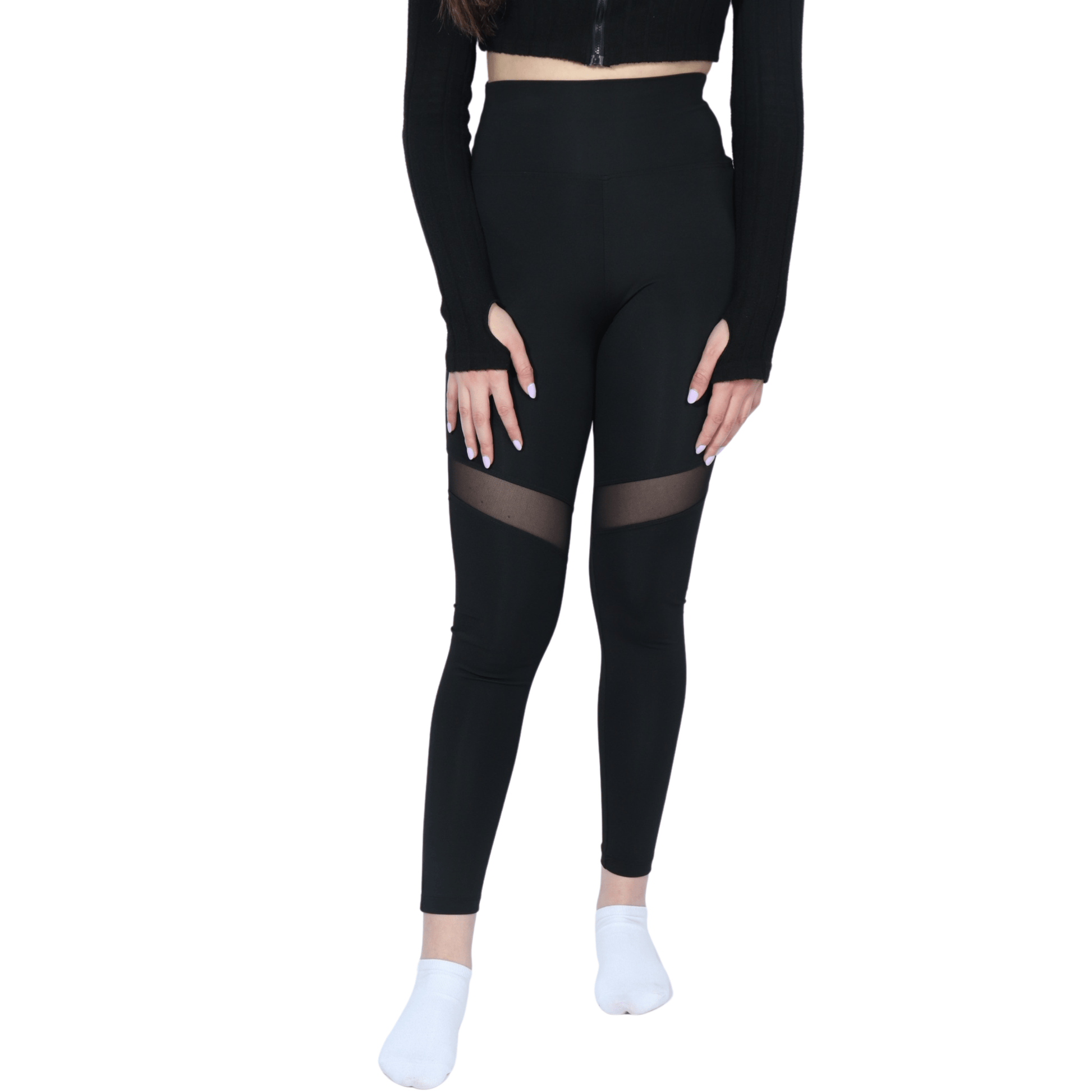 BRANDS & BEYOND Womens sports Mesh Legging