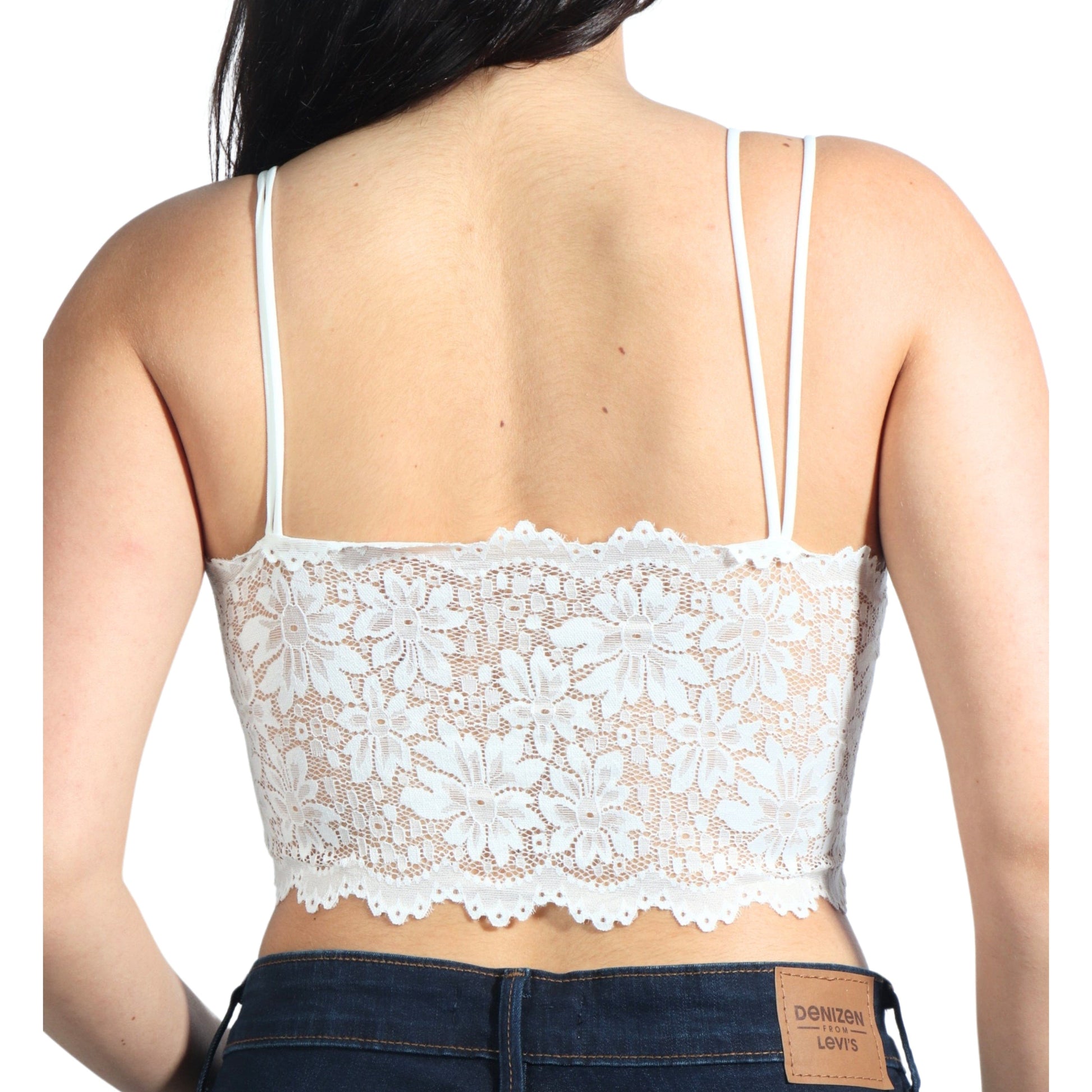 BRANDS & BEYOND Womens Tops Floral Detailed Cropped Top