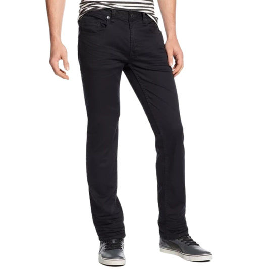 BUFFALO Mens Bottoms 34W x 32L / Black BUFFALO - Twill Straight JEANS
