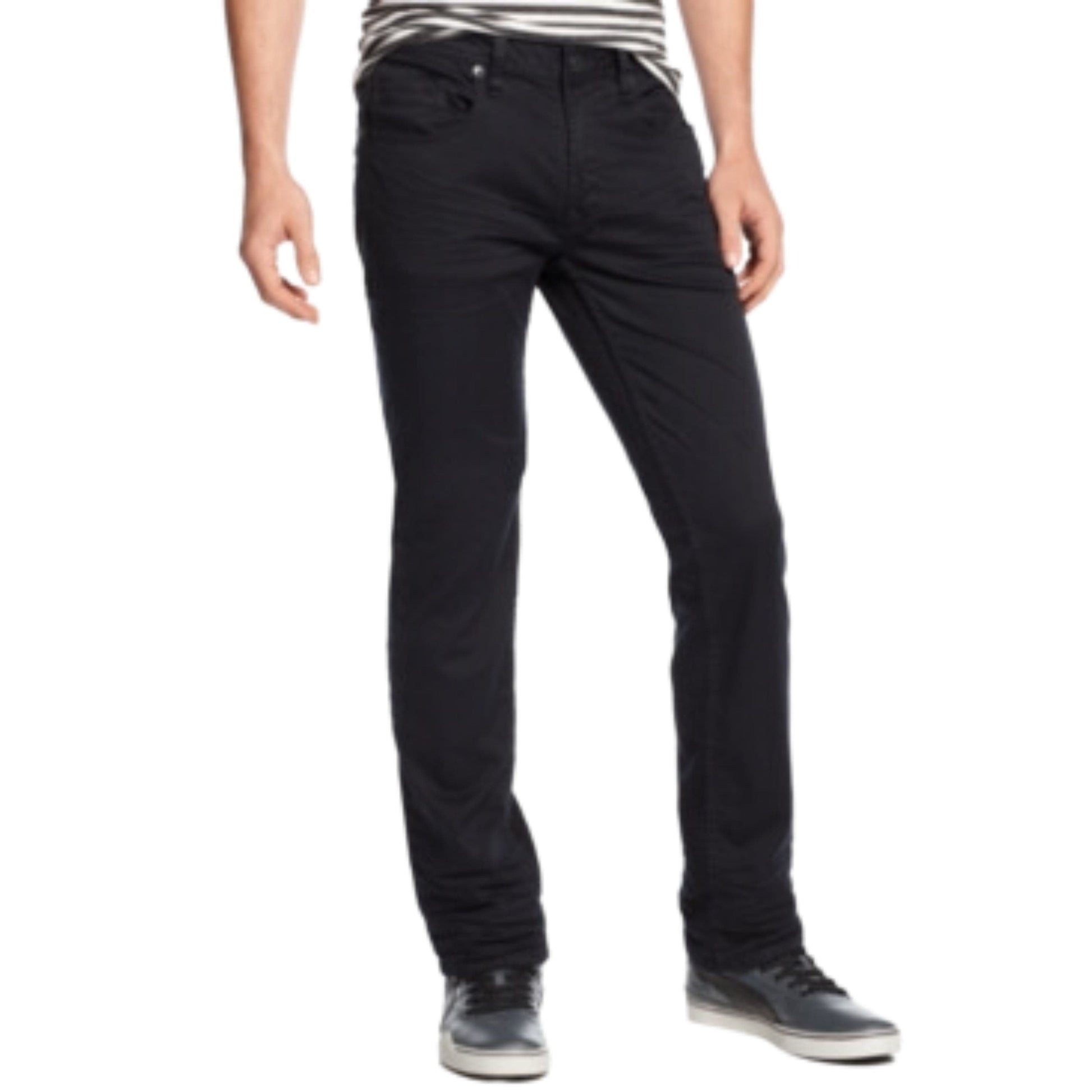 BUFFALO Mens Bottoms L / Black BUFFALO - Twill Straight JEANS