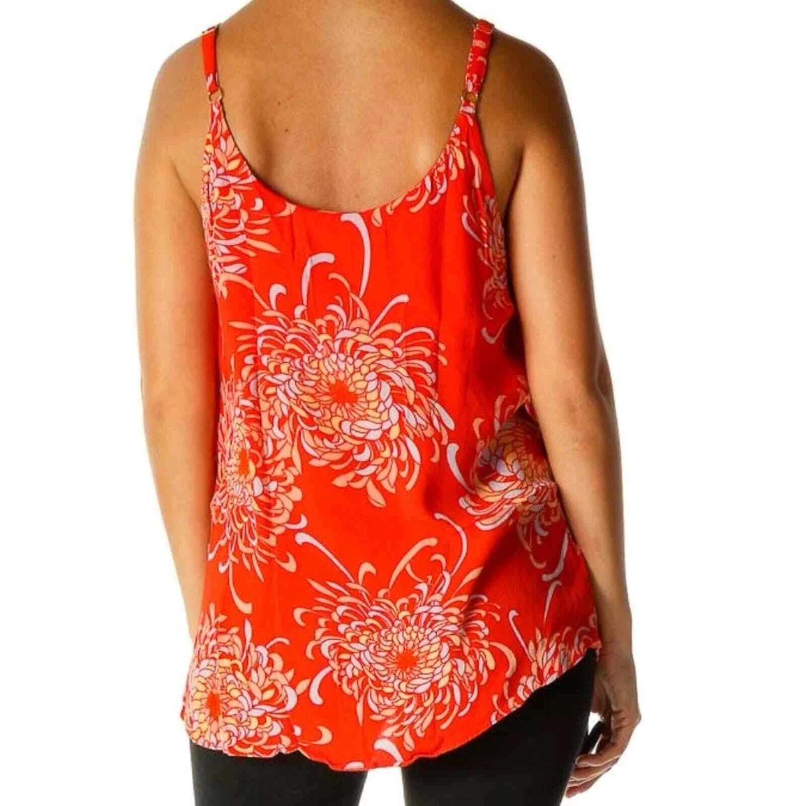 CABI Womens Tops XS / Multi-Color CABI -  Floral Sleeveless Blouse