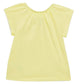 CALVIN KLEIN Baby Girl 12 Month / Yellow CALVIN KLEIN - T-shirt Printed Logo Front