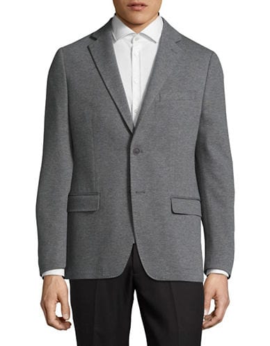 CALVIN KLEIN Mens Jackets XXL / Grey CALVIN KLEIN - Knit Jacket