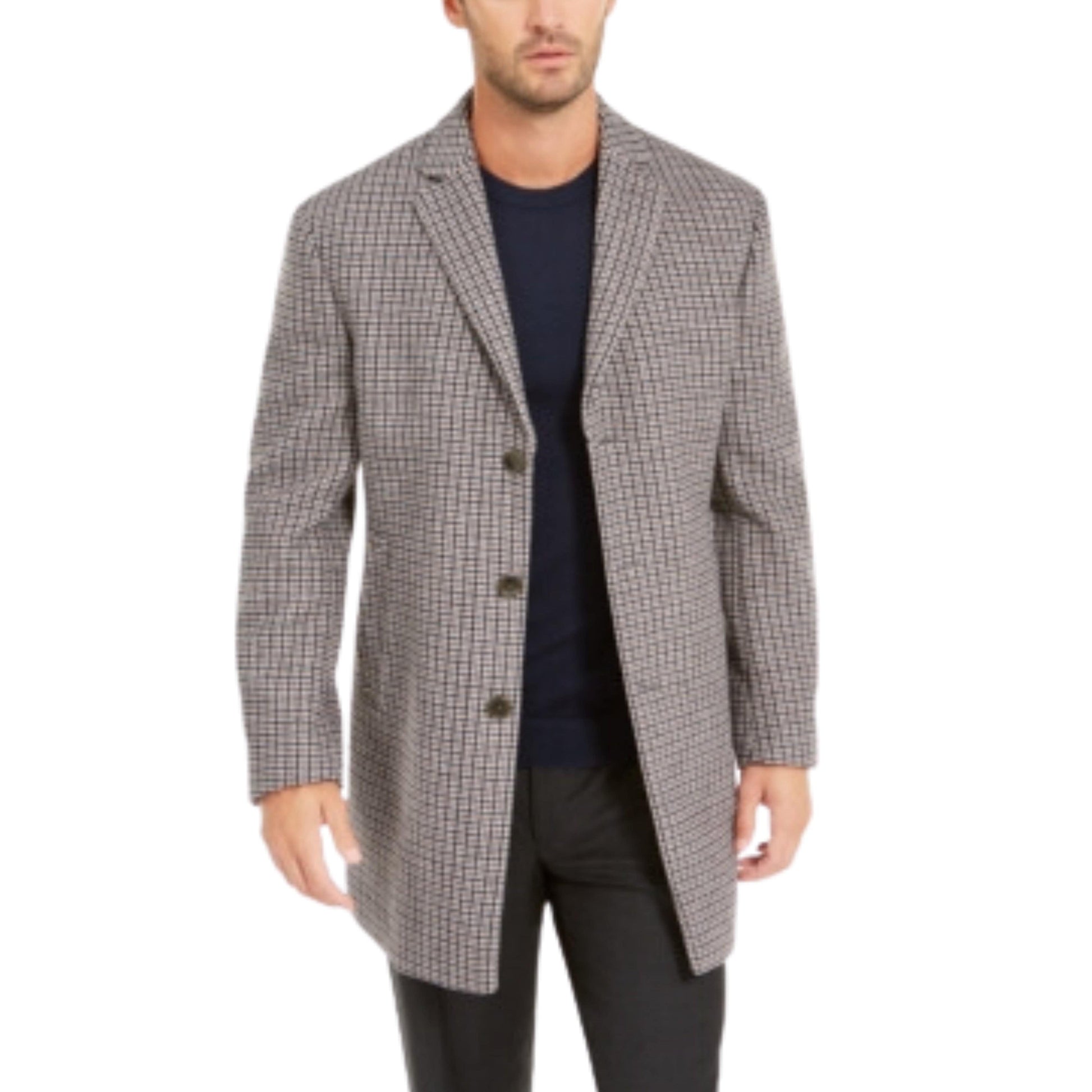 CALVIN KLEIN Mens Jackets XXXL / Multi-Color CALVIN KLEIN -  Prosper X-Fit Overcoat