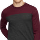 CALVIN KLEIN Mens Tops XL / Multi-Color CALVIN KLEIN - Heather Long Sleeve Crew Neck Sweater