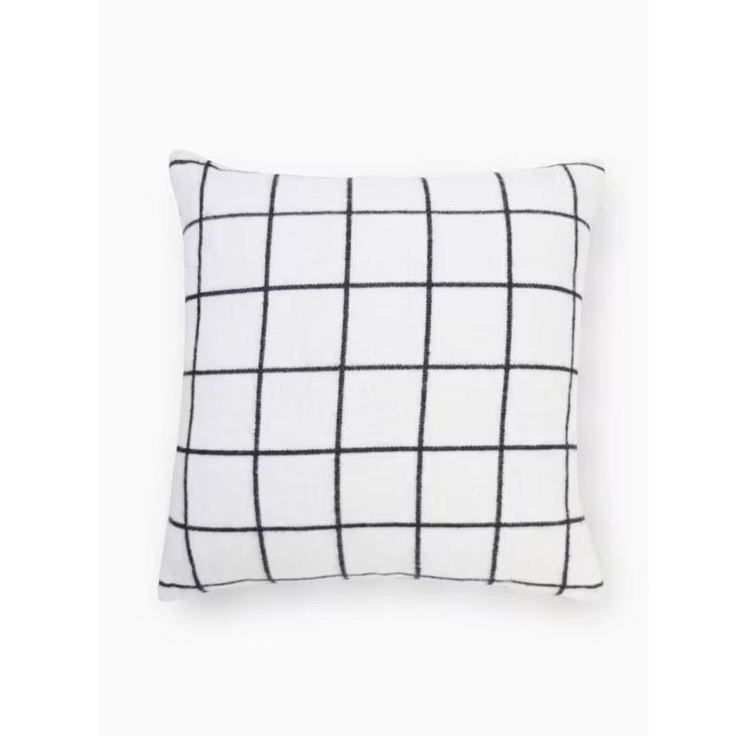 CALVIN KLEIN Pillowcases Multi-Color CALVIN KLEIN - Reversible Plaid Logo Pillow Case