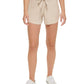 CALVIN KLEIN Womens Bottoms CALVIN KLEIN - Ribbed-Knit Drawstring Shorts