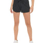 CALVIN KLEIN Womens Bottoms M / Black CALVIN KLEIN - Ribbed-Knit Drawstring Shorts