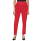 CALVIN KLEIN Womens Bottoms L / Red CALVIN KLEIN -  Tuxedo Pants
