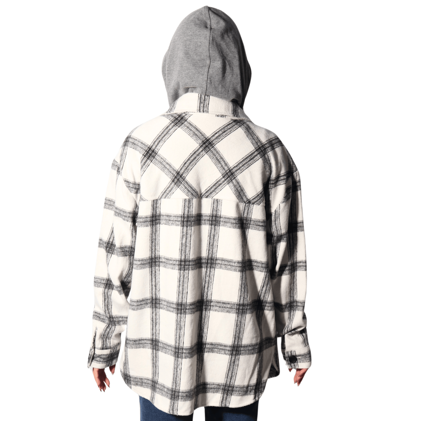 CALVIN KLEIN Womens Jackets M / Multi-Color CALVIN KLEIN - Plaid triple zipper jacket
