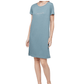 CALVIN KLEIN Womens Pajama L / Green CALVIN KLEIN - Logo Print Sleep Shirt