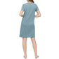 CALVIN KLEIN Womens Pajama L / Green CALVIN KLEIN - Logo Print Sleep Shirt