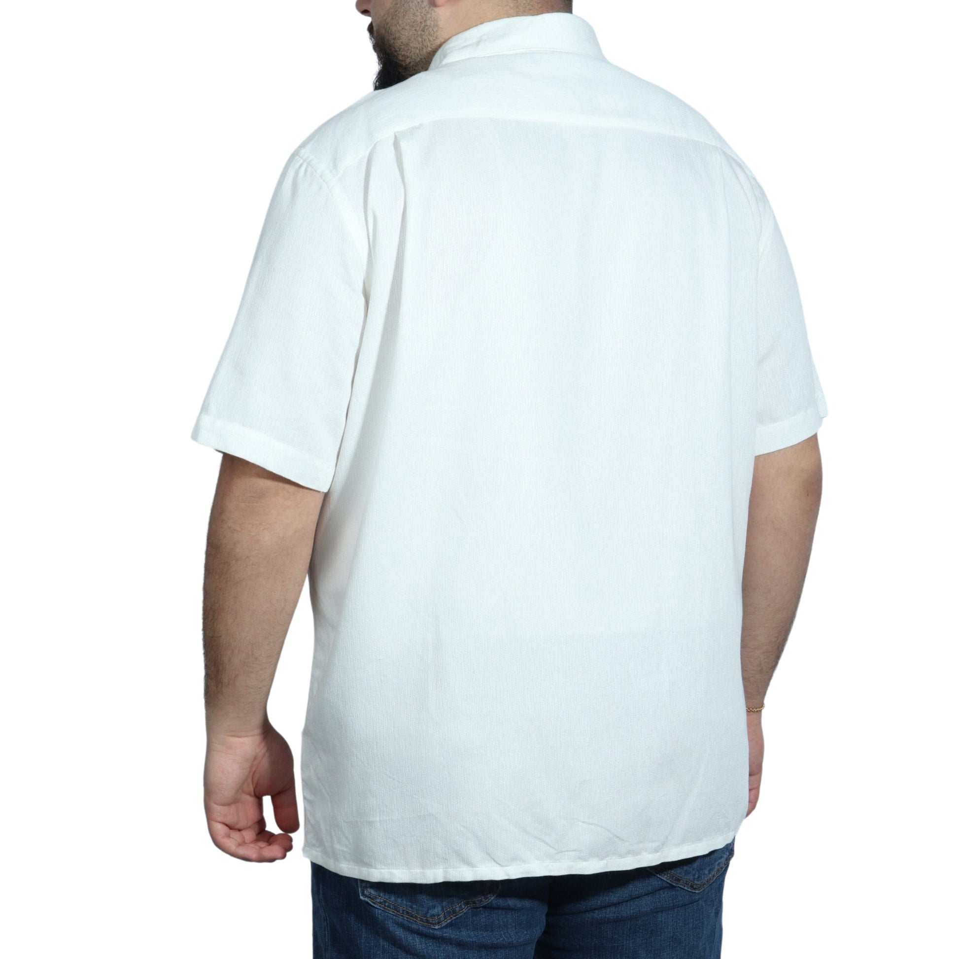 CAMPIA Mens Tops XL / White CAMPIA - One Side Pocket Shirt