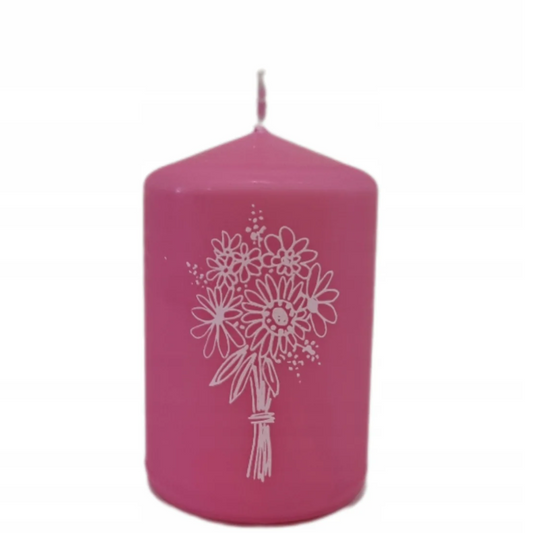 Decorative Paraffin Candle, Unscented